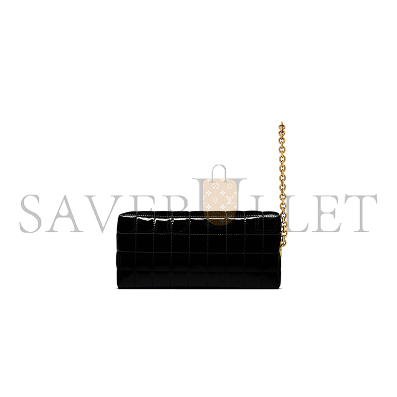 YSL CASSANDRE MATELASSÉ CARRÉ POUCH ON CHAIN IN SHINY CANVAS 7796492IU071000 (18.5*8.5*4cm) YSL CASSANDRE MATELASSÉ CARRÉ POUCH ON CHAIN IN SHINY CANVAS 7796492IU071000 (18.5*8.5*4cm)